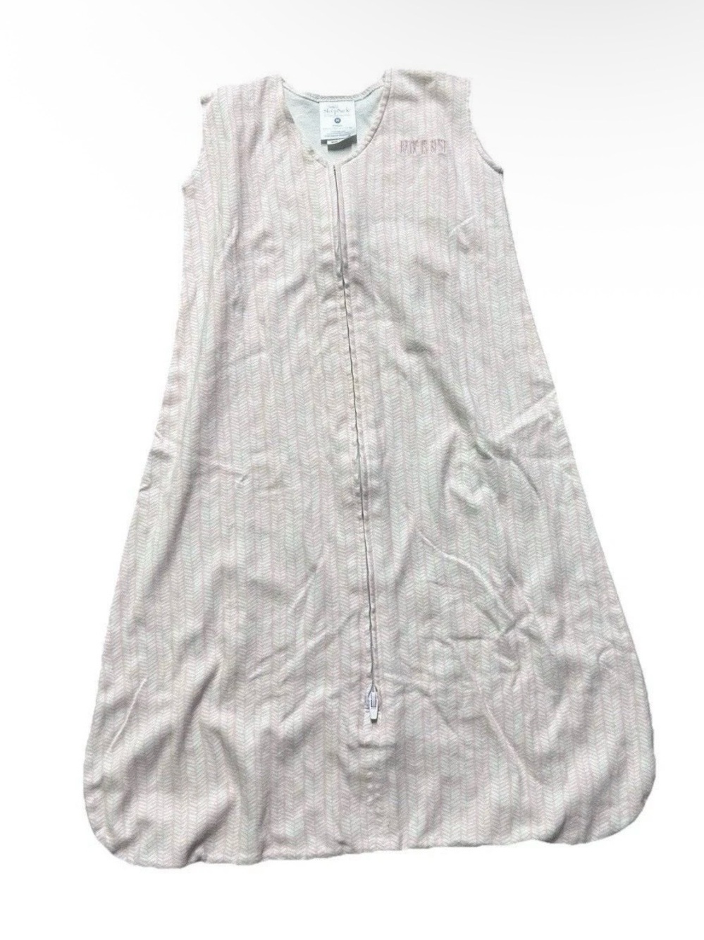 Baby Girl Halo Pink Sleep Sack 2 Way Zipper Size Medium 6-12 Months